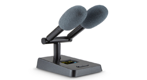 双鹅颈阵列无线主席单元（带摄像跟踪、带锂电池）    V-8003A